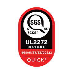 SGS UL 2272 certified badge for Inokim Quick 4 Super Electric Scooter