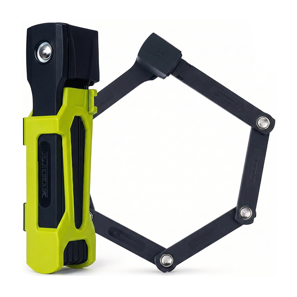 Inokim High-Security Folding Lock - Cut-Resistant Steel Bar 34 Inch (85cm)