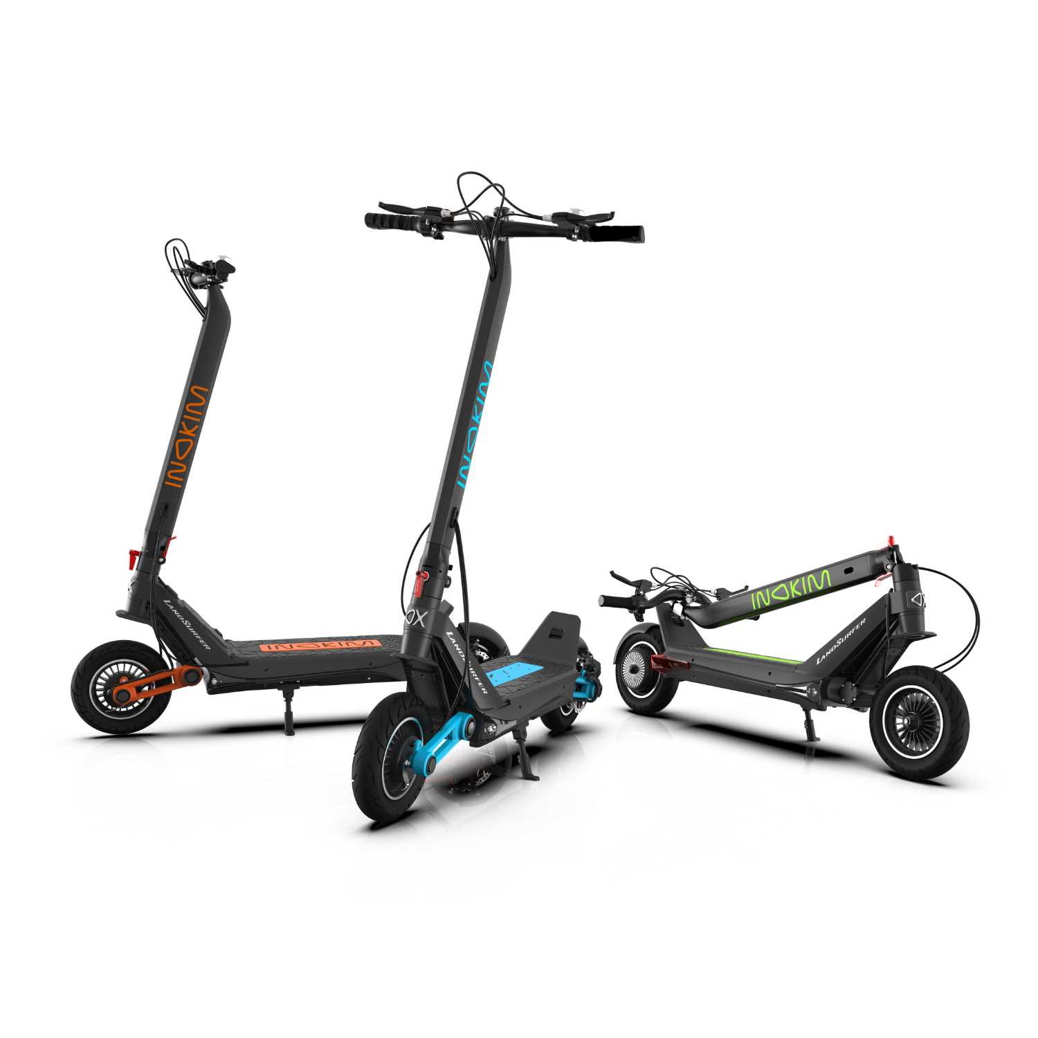 Inokim OX Super Electric Scooter - Ultra Foldable, Long Range, Suspension, Red Dot Design Winner