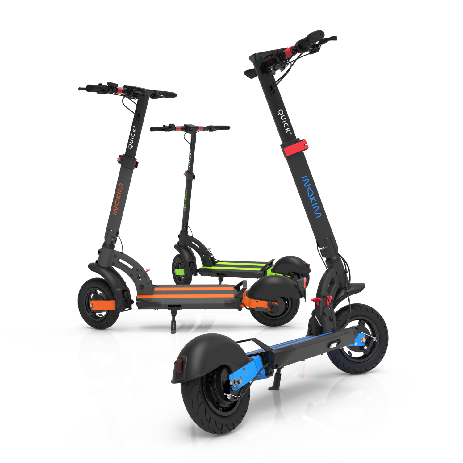 Inokim Quick 4 Super Electric Scooter - Ultra Foldable, Long Range, Suspension, Red Dot Design Winner