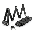 Inokim High-Security Folding Lock - Cut-Resistant Steel Bar 34 Inch (85cm)