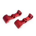 Inokim Folding Pedal Mechanism | Red Anodized Folding Pedal