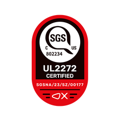 SGS UL 2272 certified badge for Inokim OX Super Electric Scooter
